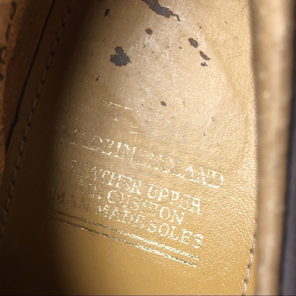 Vintage Dr. Martens Made in England Leather Shoes Original Doc Martens - Picture 13 of 14